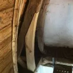 Pièce de charpente restaurée