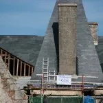 Façade sud château de Bourgon